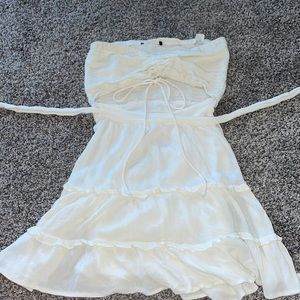 Forever 21 strapless flowy dress